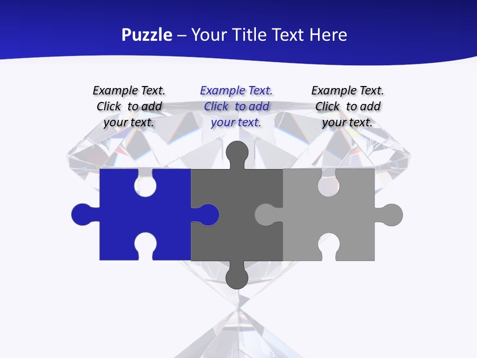 Shape Diamond Precious PowerPoint Template