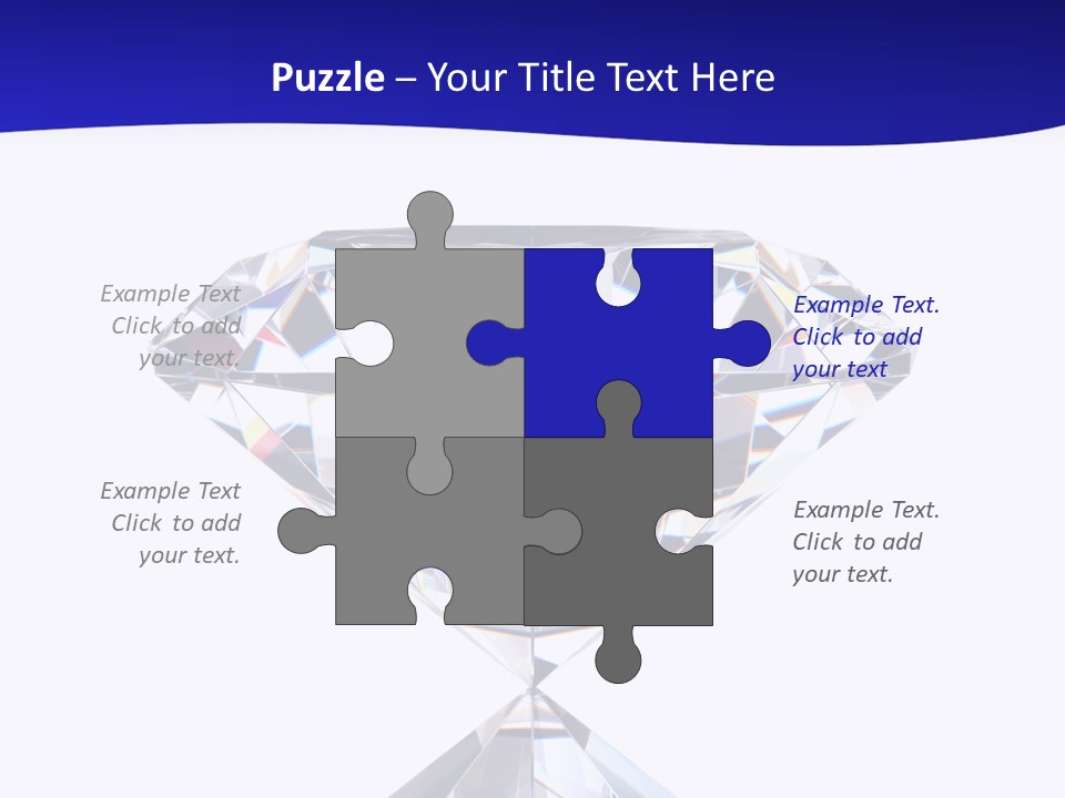 Shape Diamond Precious PowerPoint Template