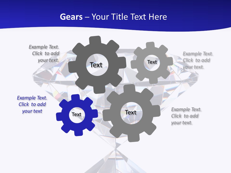 Shape Diamond Precious PowerPoint Template