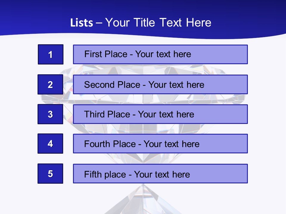 Shape Diamond Precious PowerPoint Template
