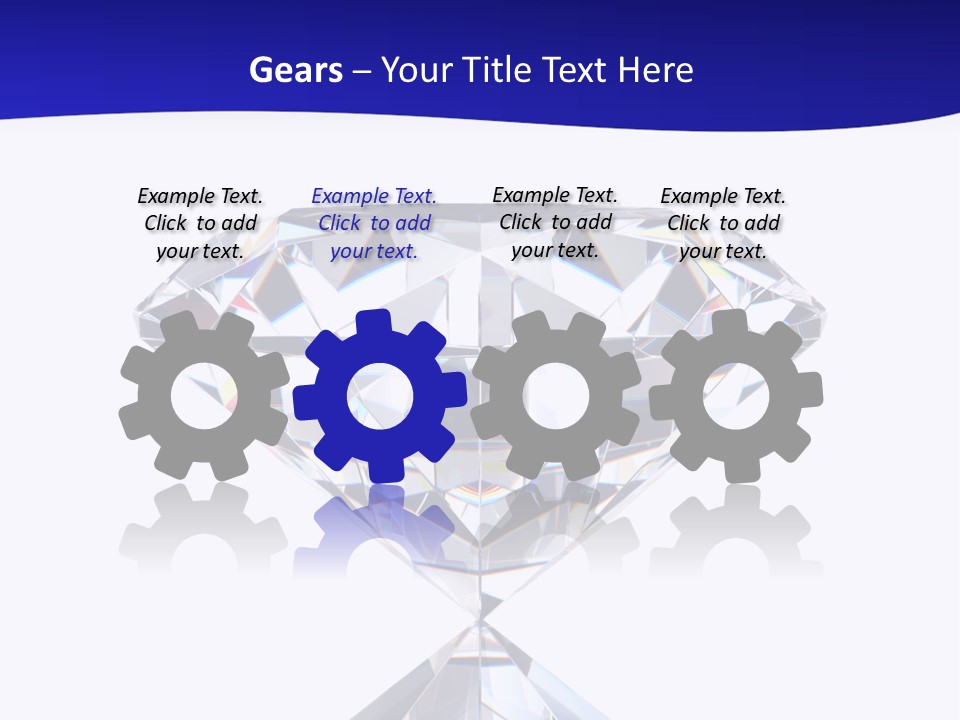 Shape Diamond Precious PowerPoint Template