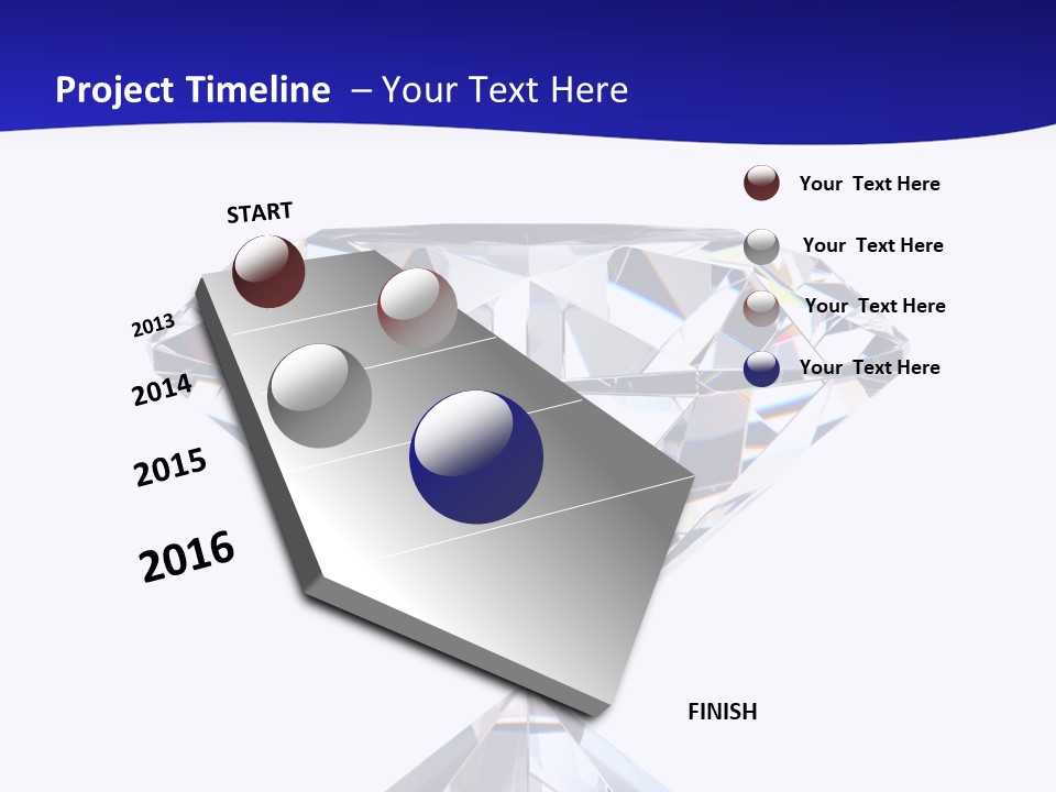 Shape Diamond Precious PowerPoint Template