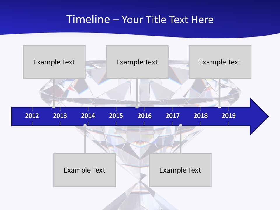 Shape Diamond Precious PowerPoint Template