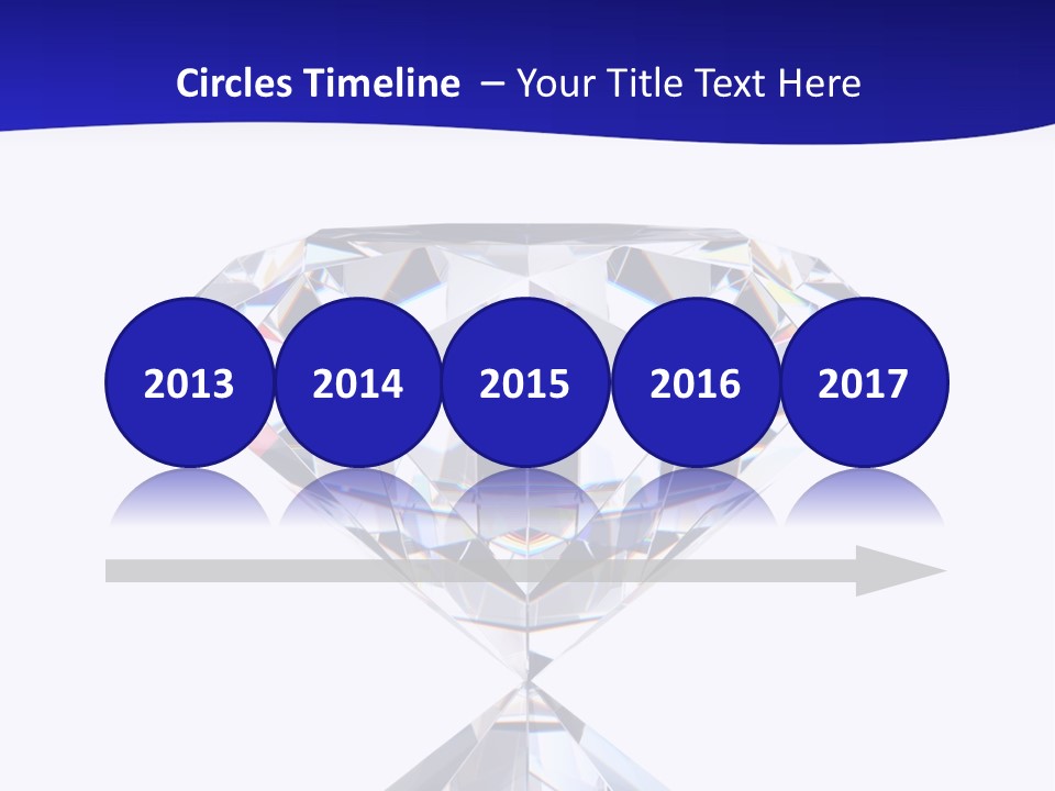 Shape Diamond Precious PowerPoint Template