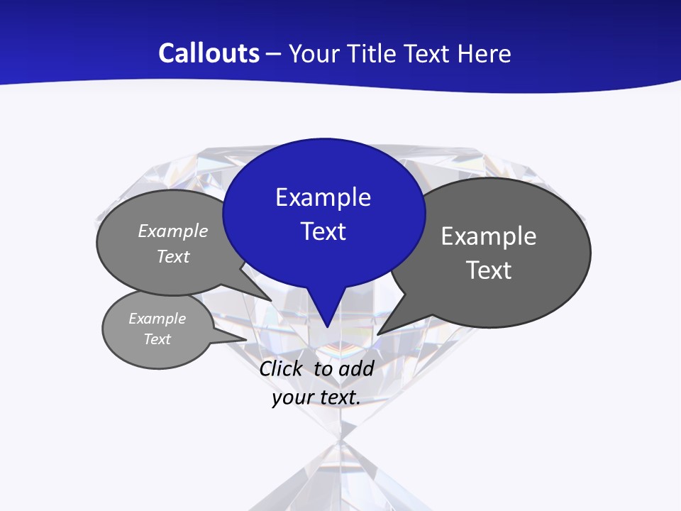 Shape Diamond Precious PowerPoint Template