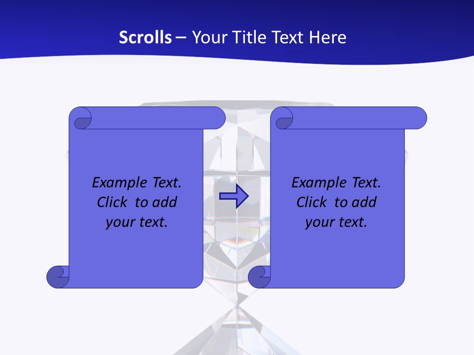 Shape Diamond Precious PowerPoint Template