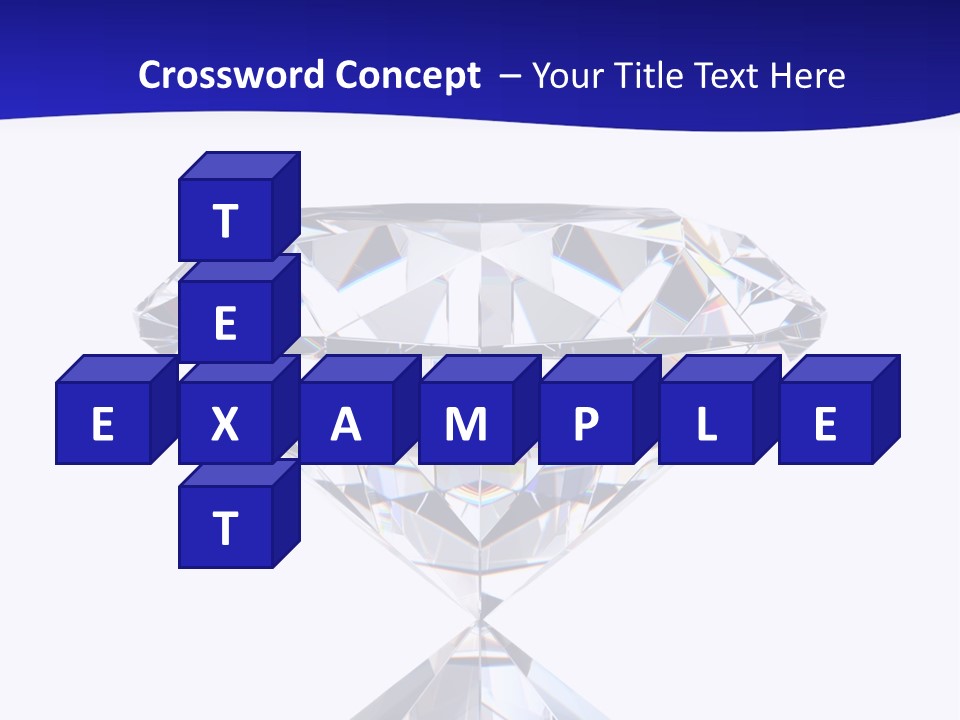 Shape Diamond Precious PowerPoint Template