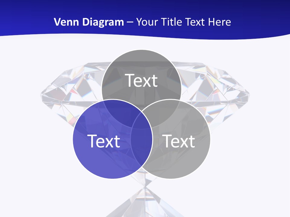 Shape Diamond Precious PowerPoint Template