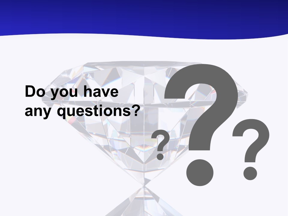 Shape Diamond Precious PowerPoint Template