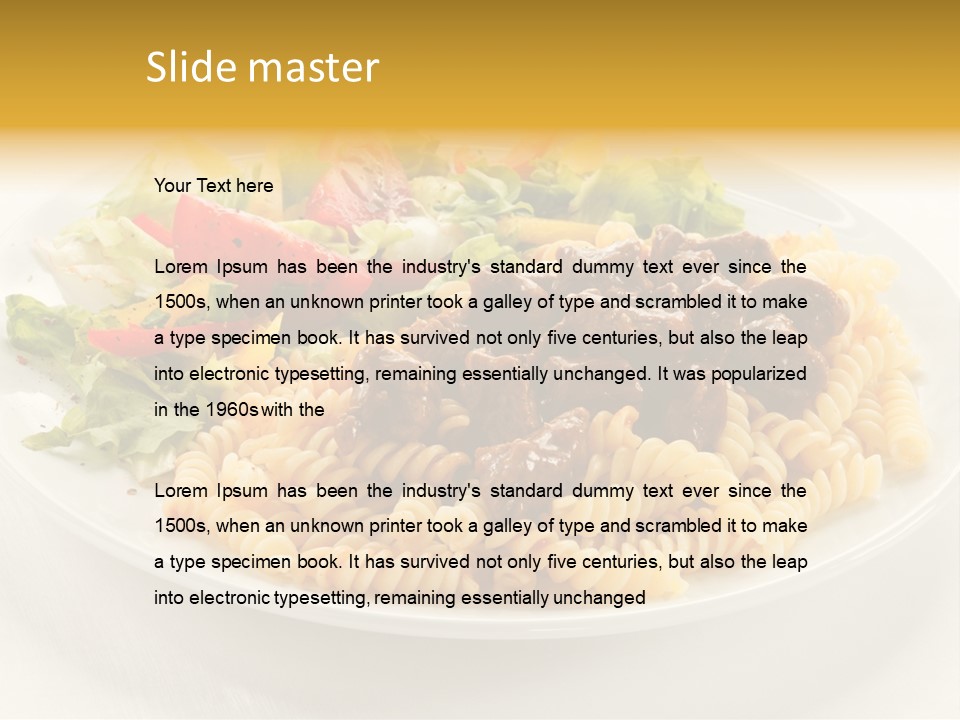 Beef Diet Pork PowerPoint Template