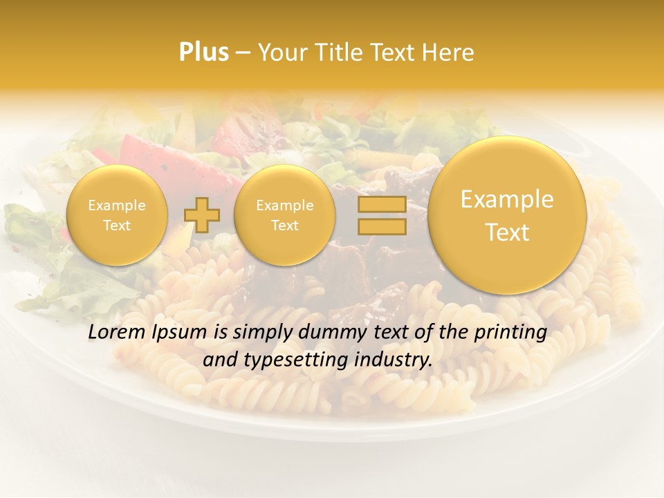 Beef Diet Pork PowerPoint Template