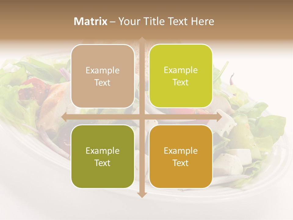 Slice Roasted Meat PowerPoint Template