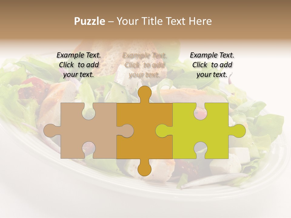 Slice Roasted Meat PowerPoint Template