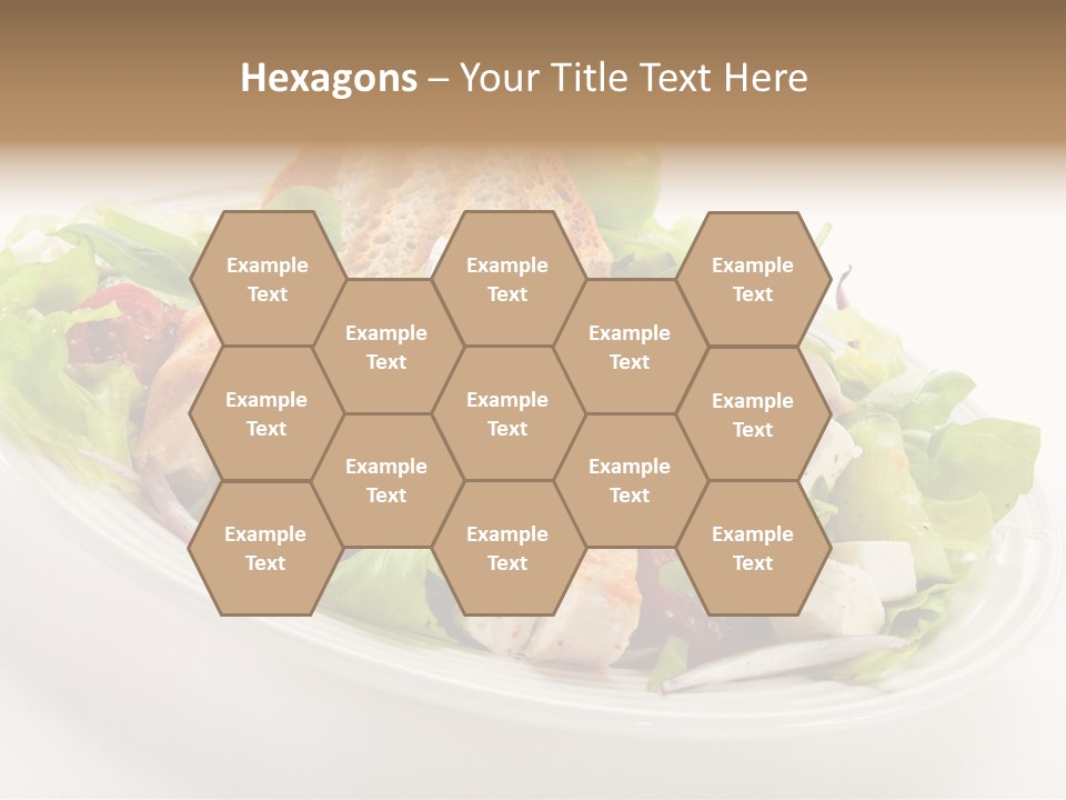 Slice Roasted Meat PowerPoint Template