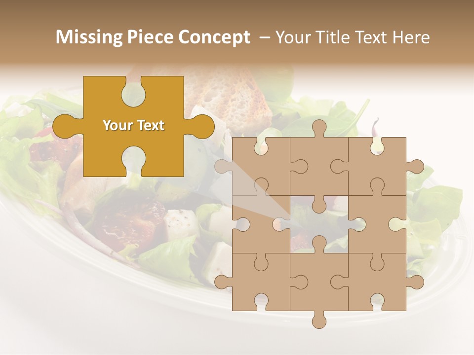 Slice Roasted Meat PowerPoint Template