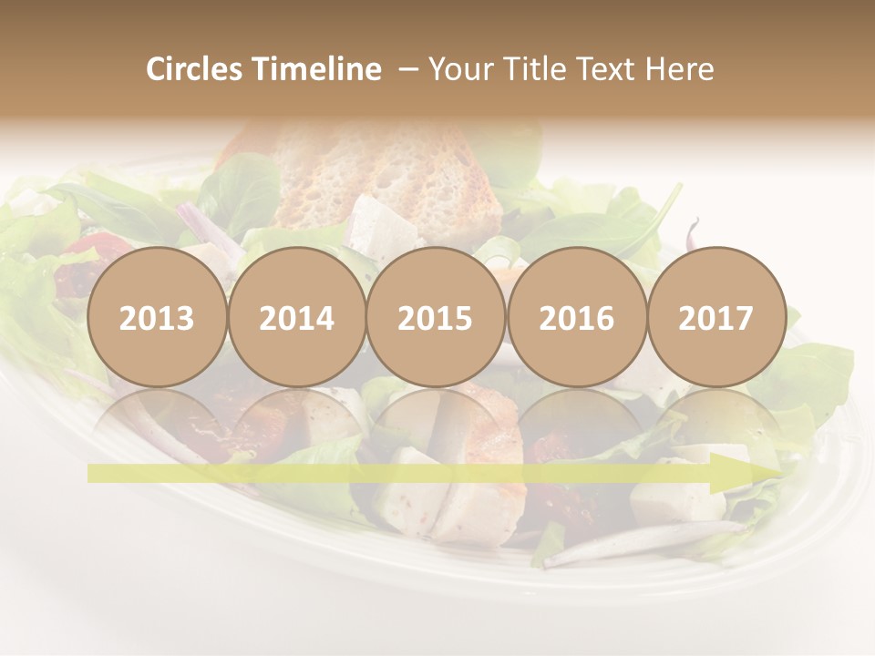 Slice Roasted Meat PowerPoint Template