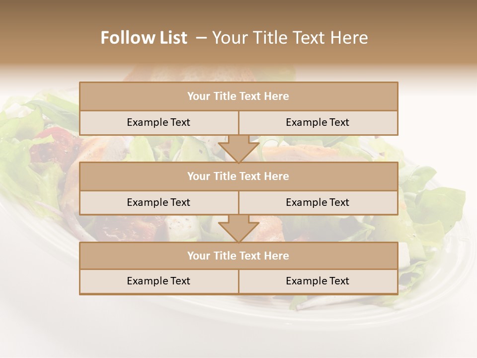 Slice Roasted Meat PowerPoint Template