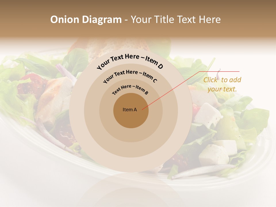 Slice Roasted Meat PowerPoint Template