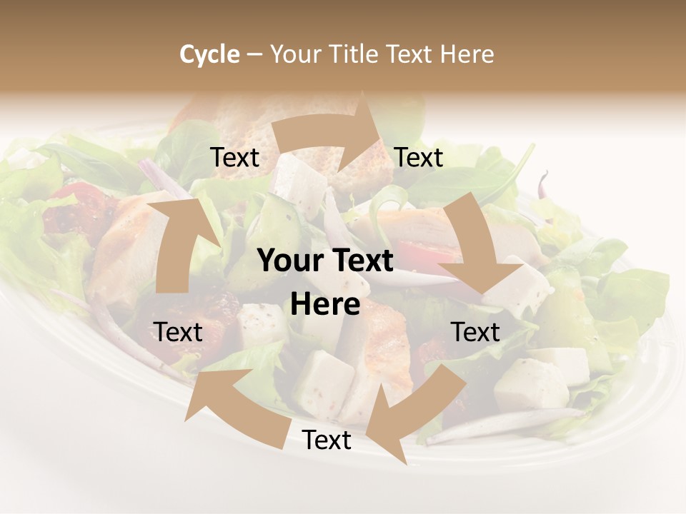 Slice Roasted Meat PowerPoint Template
