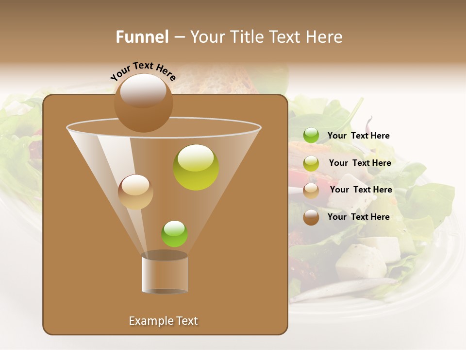 Slice Roasted Meat PowerPoint Template