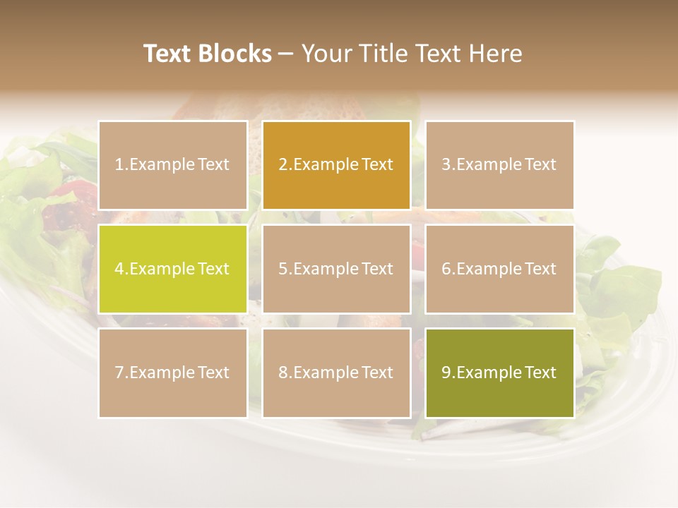 Slice Roasted Meat PowerPoint Template