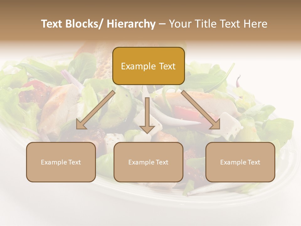 Slice Roasted Meat PowerPoint Template