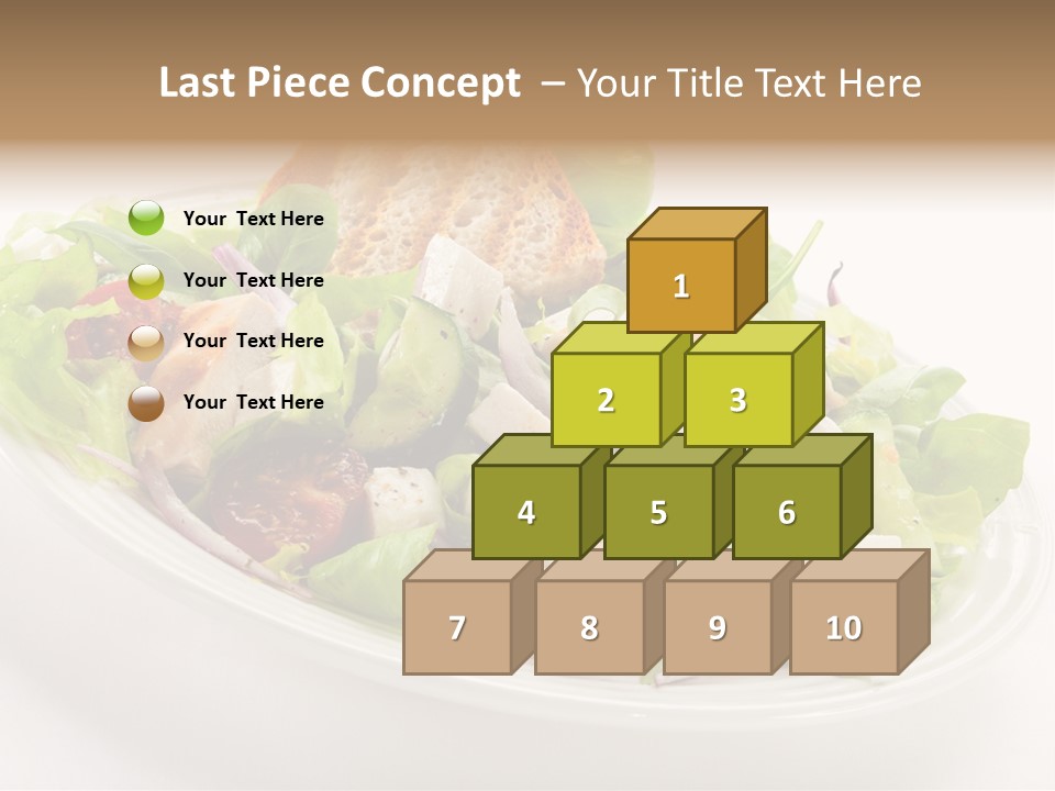 Slice Roasted Meat PowerPoint Template