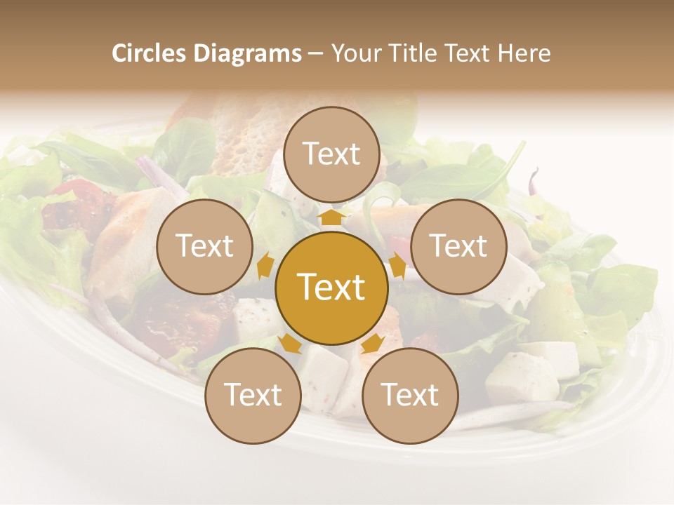 Slice Roasted Meat PowerPoint Template