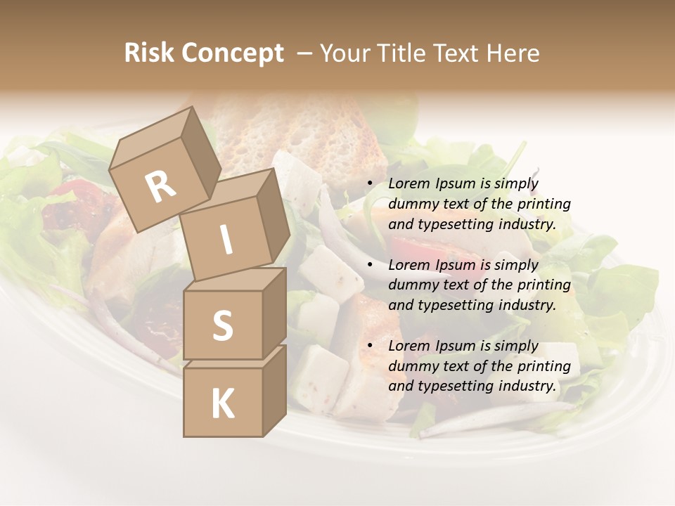 Slice Roasted Meat PowerPoint Template