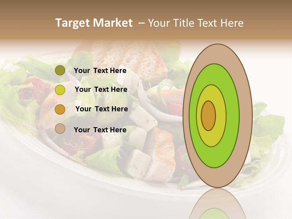 Slice Roasted Meat PowerPoint Template