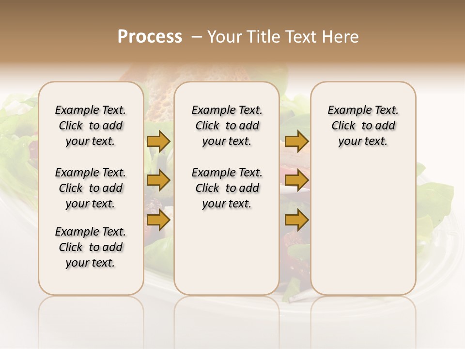 Slice Roasted Meat PowerPoint Template