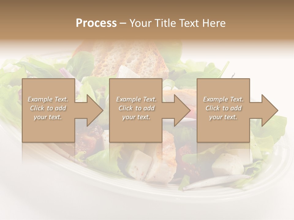 Slice Roasted Meat PowerPoint Template
