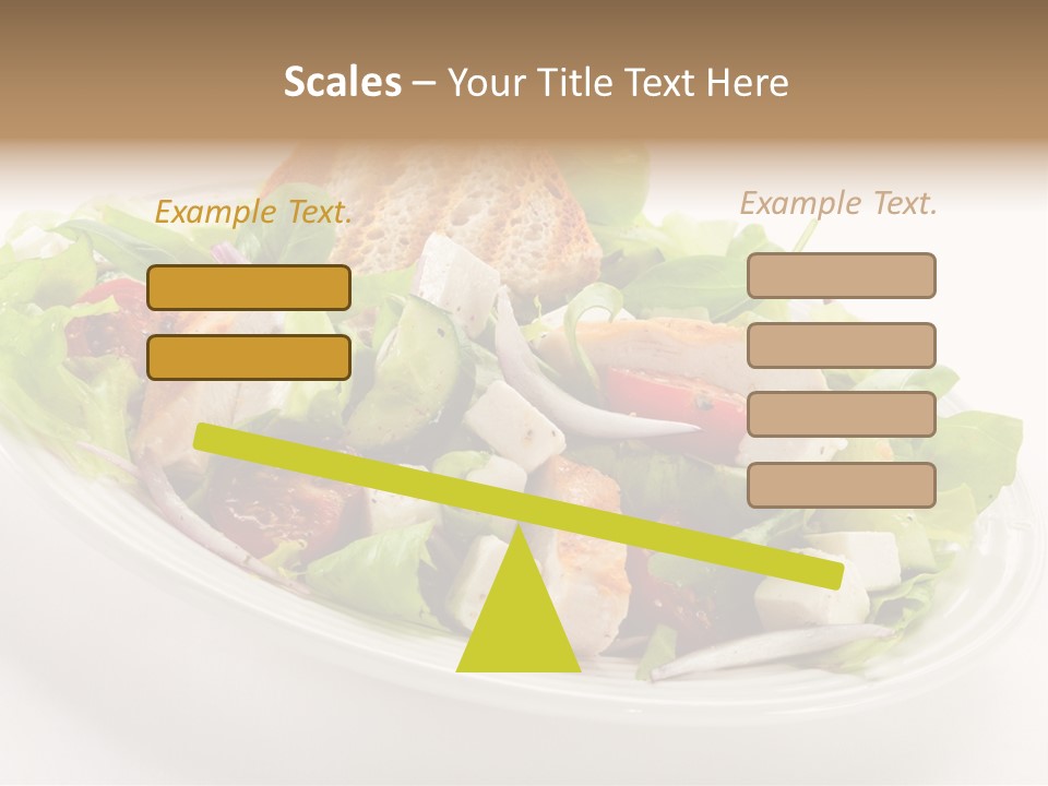 Slice Roasted Meat PowerPoint Template