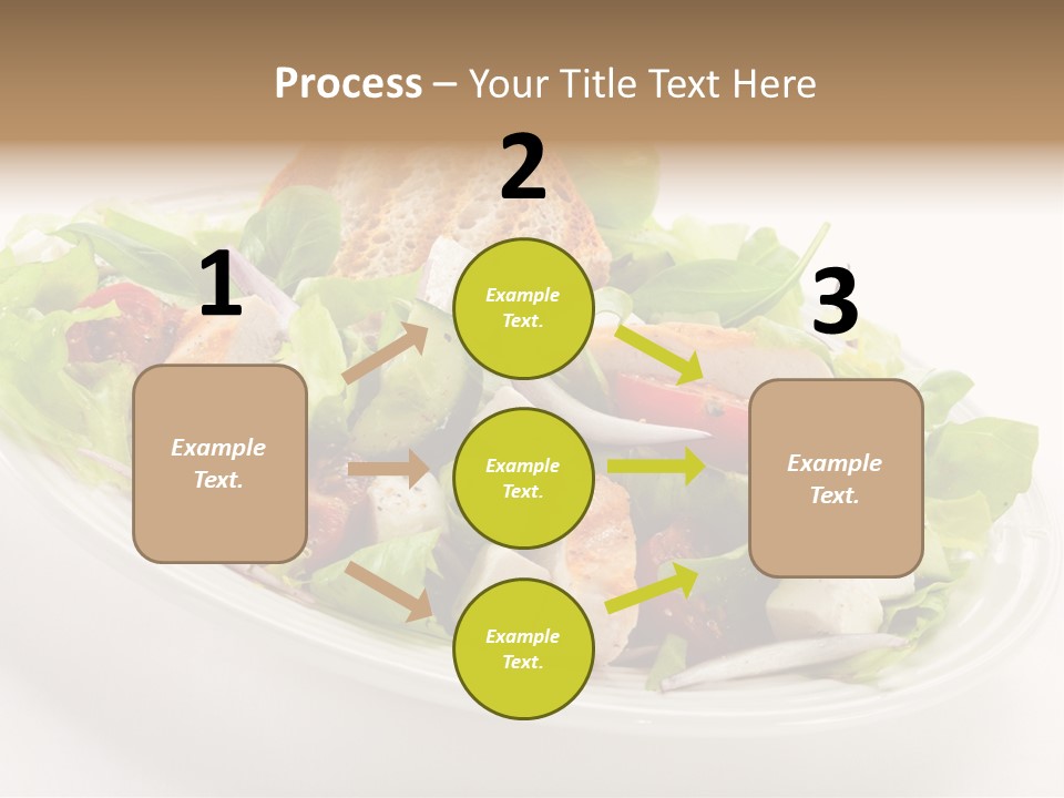 Slice Roasted Meat PowerPoint Template