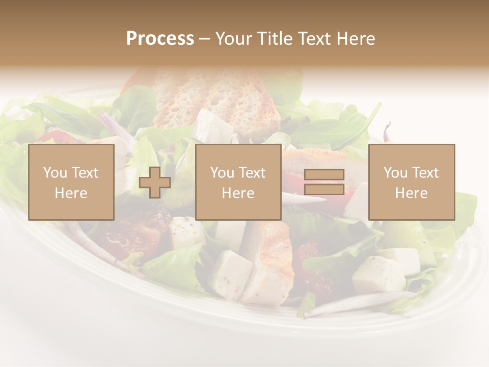 Slice Roasted Meat PowerPoint Template