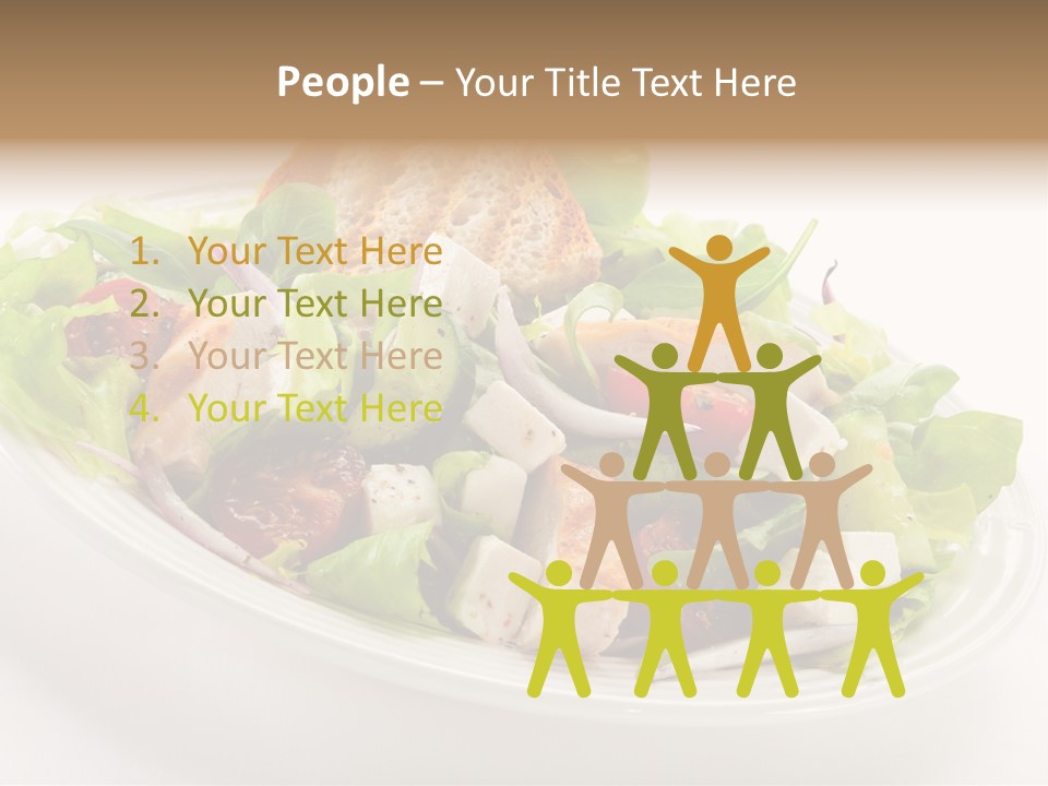 Slice Roasted Meat PowerPoint Template