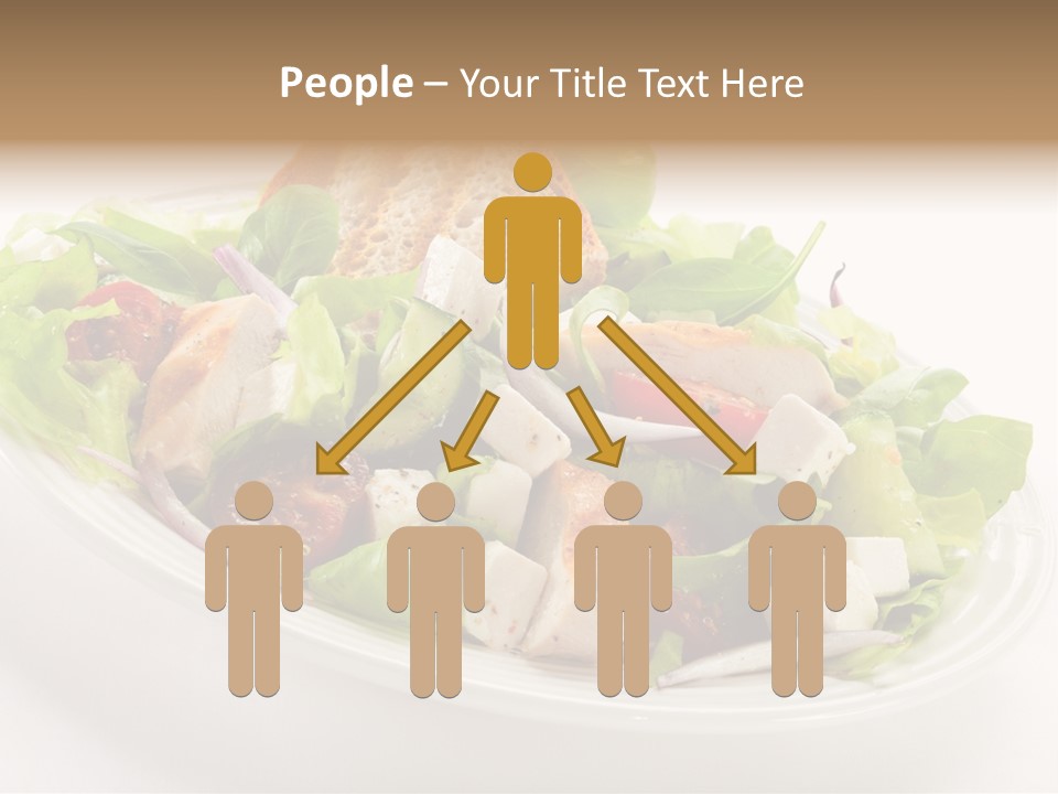 Slice Roasted Meat PowerPoint Template