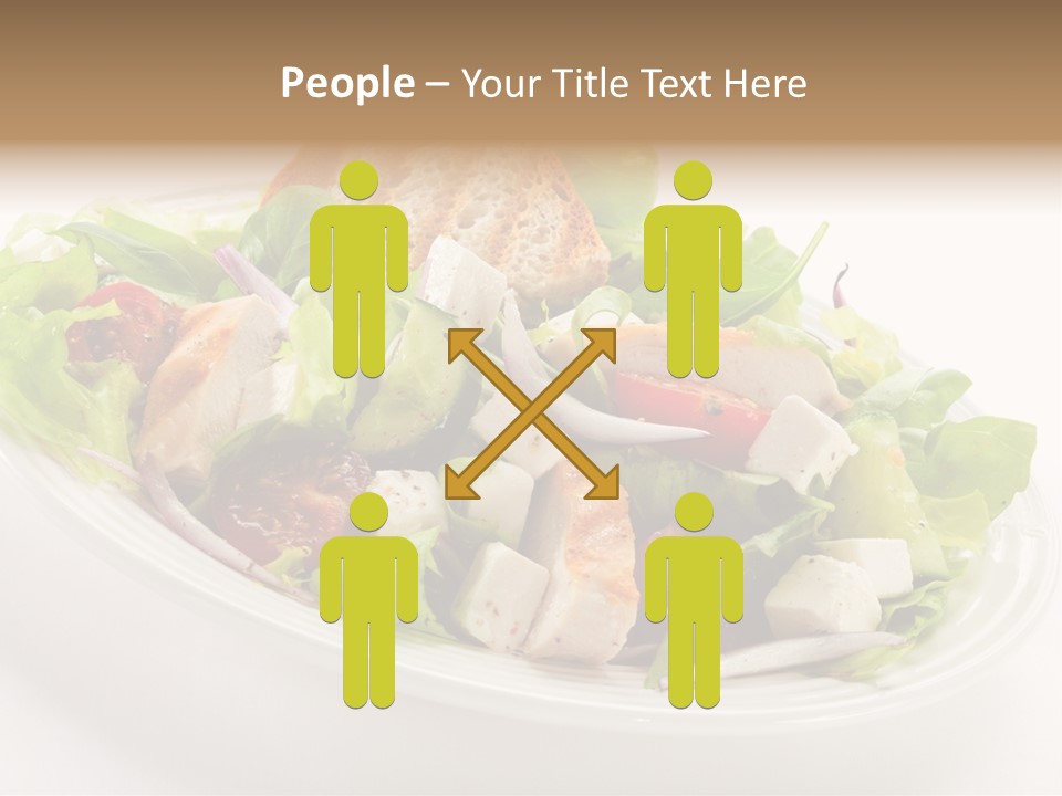 Slice Roasted Meat PowerPoint Template