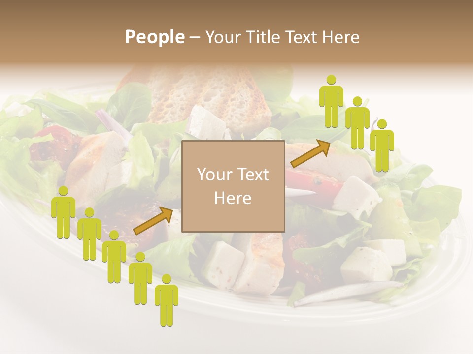 Slice Roasted Meat PowerPoint Template