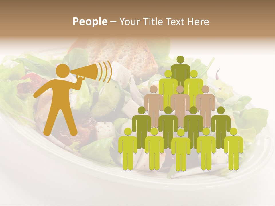 Slice Roasted Meat PowerPoint Template