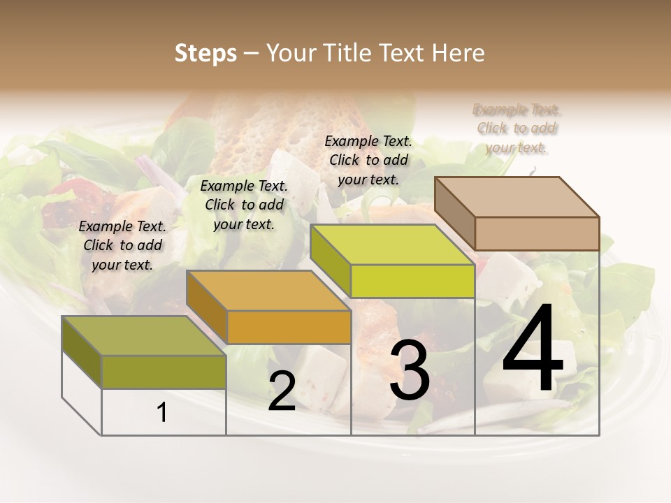 Slice Roasted Meat PowerPoint Template