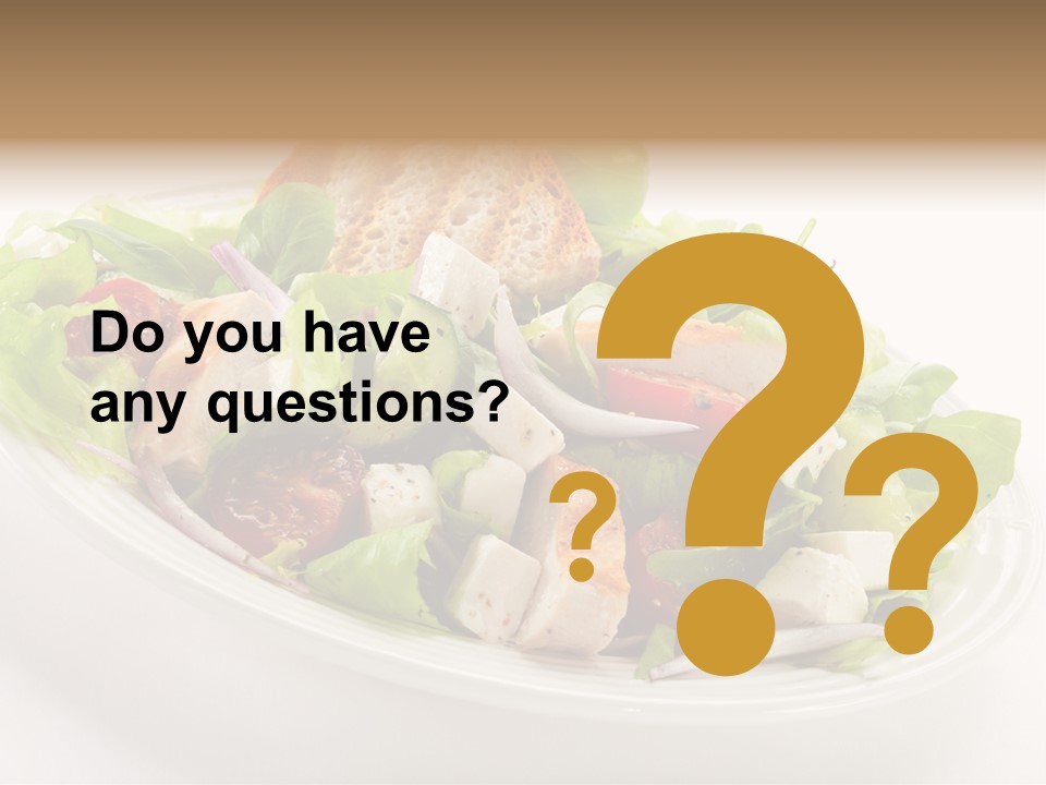 Slice Roasted Meat PowerPoint Template