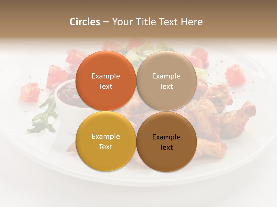 Lunch Barbecue Meat PowerPoint Template