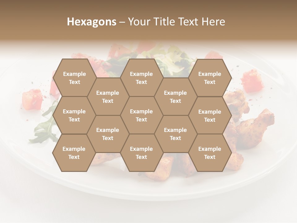 Lunch Barbecue Meat PowerPoint Template