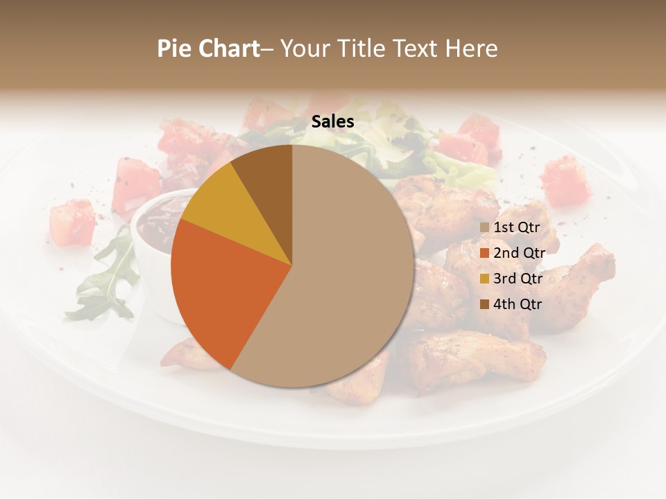 Lunch Barbecue Meat PowerPoint Template