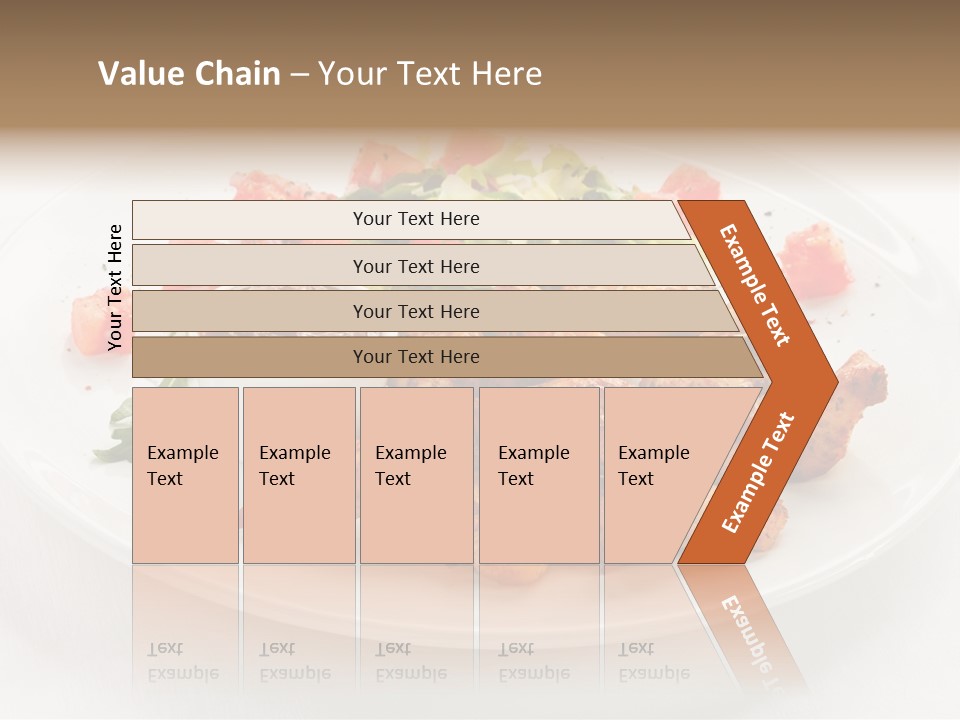 Lunch Barbecue Meat PowerPoint Template