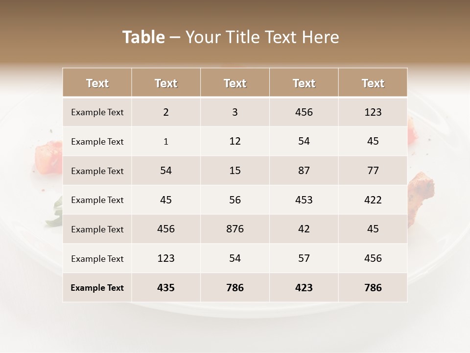 Lunch Barbecue Meat PowerPoint Template
