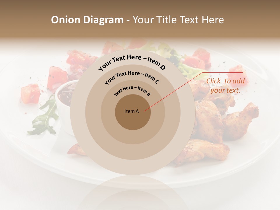 Lunch Barbecue Meat PowerPoint Template