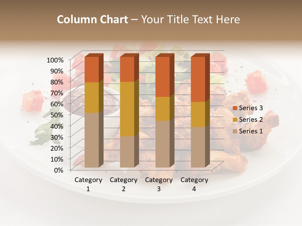 Lunch Barbecue Meat PowerPoint Template