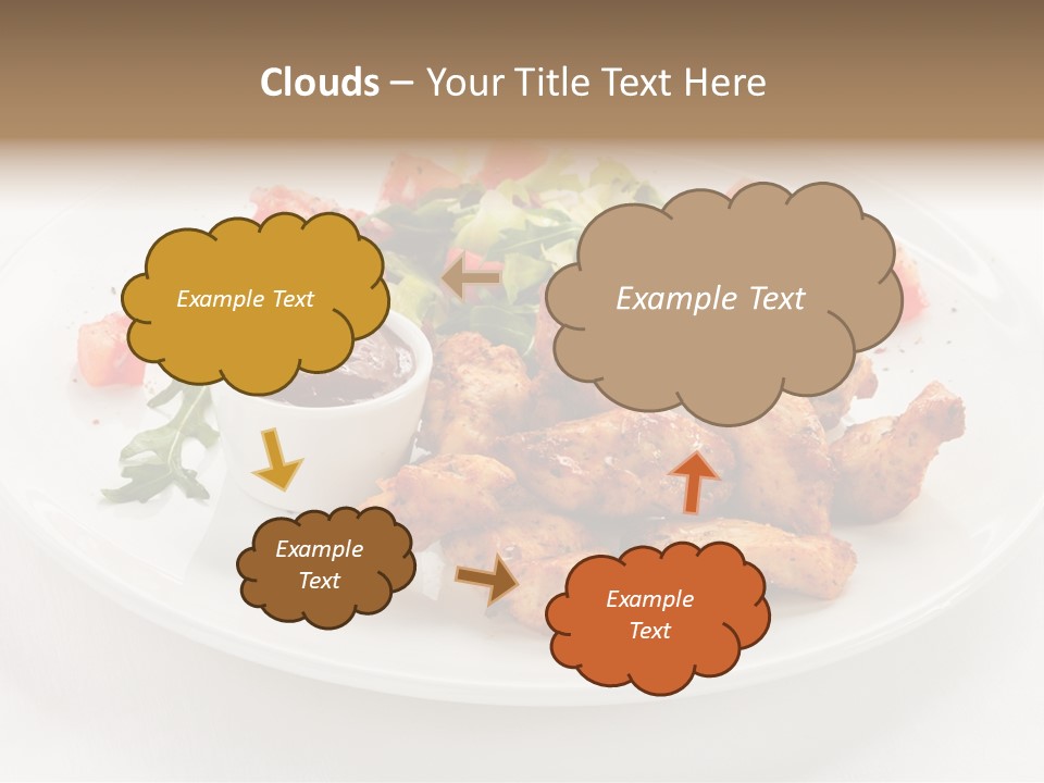 Lunch Barbecue Meat PowerPoint Template